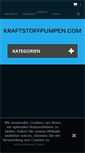Mobile Screenshot of kraftstoffpumpen.com